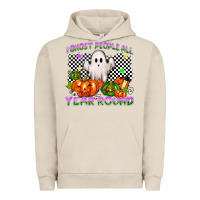 Pigment French Oak I ghost people all year round Urban Hoodie - NancyCooperArtShop