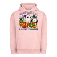 Pigment Salmon I ghost people all year round Urban Hoodie - NancyCooperArtShop