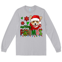 Moon Dust merry pawmas christmas corgi Long Sleeve Tee - Jasminsmagicworld
