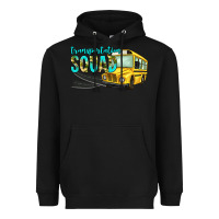 Black transportation squad Heavyweight Hoodie - NancyCooperArtShop