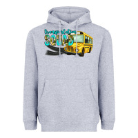 Heather Grey transportation squad Heavyweight Hoodie - NancyCooperArtShop
