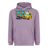 Lavender transportation squad Heavyweight Hoodie - NancyCooperArtShop