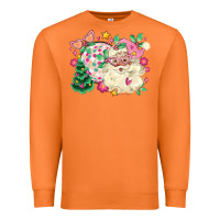 Carrot pink santa and disco ball with christmas tree Premium Sweatshirt - MaliasSmallBusiness