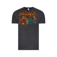 Vintage Black thankful mama longhorn Vintage Tee - RacoonDesign