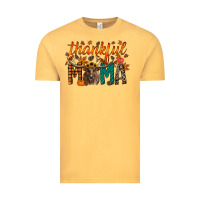 Vintage Mustard thankful mama longhorn Vintage Tee - RacoonDesign