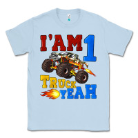 Dusty Blue i'am one truck yeah Classic Tee - Artiststas