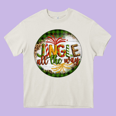Christmas Jingle Heavy Core Tee Designed By Artiststas