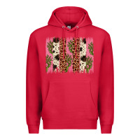 Cardinal cactus leopard cowhide brush stroke Premium Hoodie - Artiststas