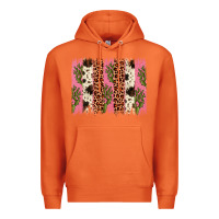 Carrot cactus leopard cowhide brush stroke Premium Hoodie - Artiststas