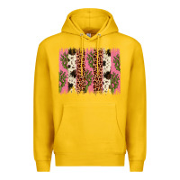 Lemon cactus leopard cowhide brush stroke Premium Hoodie - Artiststas