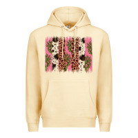 Pina Colada cactus leopard cowhide brush stroke Premium Hoodie - Artiststas