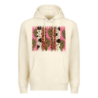 Sandshell cactus leopard cowhide brush stroke Premium Hoodie - Artiststas
