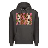 Smoke cactus leopard cowhide brush stroke Premium Hoodie - Artiststas