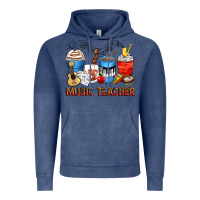 Vintage Denim music teacher coffee cups Vintage Hoodie - Zillion Design Studio