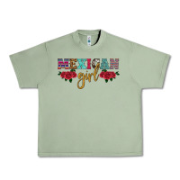 Oil Green mexican girl Urban Heavy Tee - HRA Design Shop