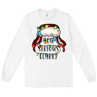 White you serious clark Long Sleeve Tee - Jasminsmagicworld