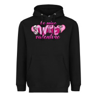 Black be mine sweet valentine Heavyweight Hoodie - NancyCooperArtShop