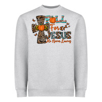 Fall For Jesus He Never Leaves Heavyweight Sweatshirt | Teevron