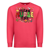 Cardinal resting nurse face Premium Sweatshirt - MaliasSmallBusiness
