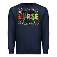Navy resting nurse face Premium Sweatshirt - MaliasSmallBusiness
