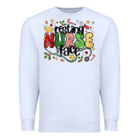 White resting nurse face Premium Sweatshirt - MaliasSmallBusiness