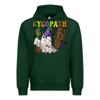 Forest Green Cycopath Urban Hoodie - NancyCooperArtShop