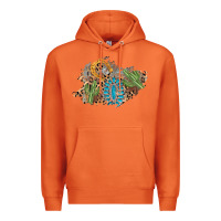 Carrot horseshoe leopard gemstone cactus patch Premium Hoodie - AdoDesignShop
