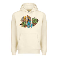 Sandshell horseshoe leopard gemstone cactus patch Premium Hoodie - AdoDesignShop