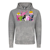 Cloud Rock neon western coffee cups Vintage Hoodie - Zillion Design Studio