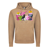 Vintage Coffee neon western coffee cups Vintage Hoodie - Zillion Design Studio