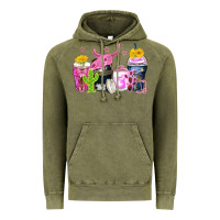 Vintage Olive neon western coffee cups Vintage Hoodie - Zillion Design Studio
