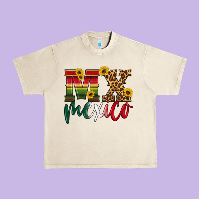 Mexico Urban Heavy Tee Designed By Hra Design Shop