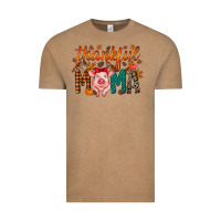 Vintage Coffee thankful mama pig Vintage Tee - RacoonDesign