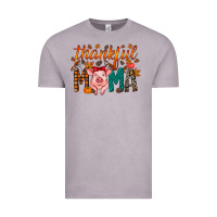 Vintage Zinc thankful mama pig Vintage Tee - RacoonDesign