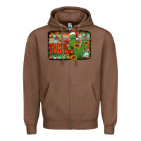Chestnut feliz navidad merry christmas cactus Zipper Hoodie - Jasminsmagicworld