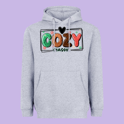 Cozy Season Heavyweight Hoodie Designed By Maliassmallbusiness