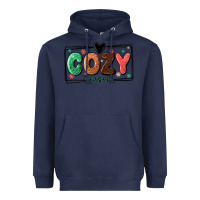 Navy cozy season Heavyweight Hoodie - MaliasSmallBusiness