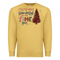 Antique Gold its the most wonderful time of the year Premium Sweatshirt - MaliasSmallBusiness