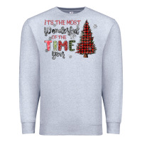 Heather Grey its the most wonderful time of the year Premium Sweatshirt - MaliasSmallBusiness