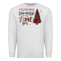 Oatmeal Heather its the most wonderful time of the year Premium Sweatshirt - MaliasSmallBusiness