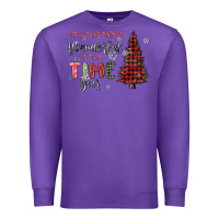 Purple its the most wonderful time of the year Premium Sweatshirt - MaliasSmallBusiness