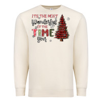 Sandshell its the most wonderful time of the year Premium Sweatshirt - MaliasSmallBusiness