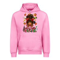 Fuchsia Pink santas favorite principal afro messy bun Urban Hoodie - texasbilliewilder