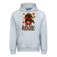 Heather Grey santas favorite principal afro messy bun Urban Hoodie - texasbilliewilder