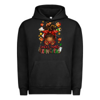 Pigment Black santas favorite principal afro messy bun Urban Hoodie - texasbilliewilder