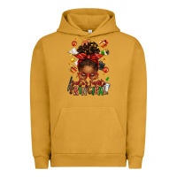 Pigment Peanut Butter santas favorite principal afro messy bun Urban Hoodie - texasbilliewilder