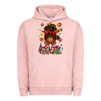 Pigment Salmon santas favorite principal afro messy bun Urban Hoodie - texasbilliewilder