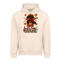 Sandshell santas favorite principal afro messy bun Urban Hoodie - texasbilliewilder