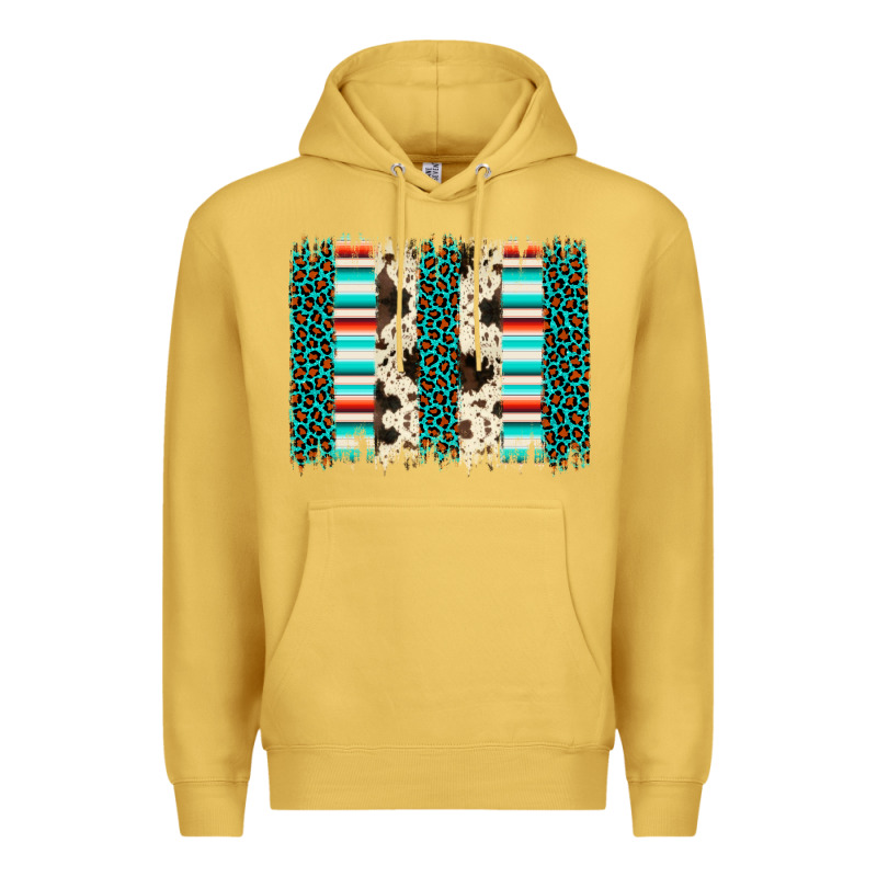 Leopard Cowhide Brush Stroke Premium Hoodie by Artiststas | Teevron