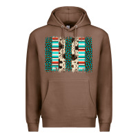 Chestnut leopard cowhide brush stroke Premium Hoodie - Artiststas